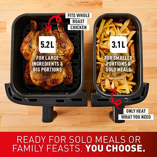 Tefal Easy Fry Dual Zone Digitale Heißluftfritteuse in Schwarz 6