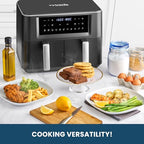 Vytronix DD9L Dual Zone Heißluftfritteuse in Schwarz 2